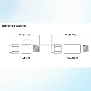 DC-6GHz SMA-Male / SMA-Female RF Coaxial Attenuator 2W thumbnail-4