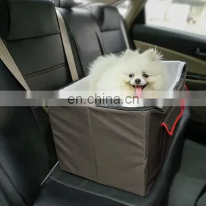 Dog Booster Car Seat Pet Bed at Home With Pockets and Carrying Case Easy Storage and Portable thumbnail-2