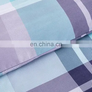 Comforter Set Microfiber Luxury Comforter Plaid Pattern Set Bedding,Bed Sheet And Comforter Set# thumbnail-4