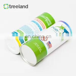 Custom Paper Can For Powder-related Product Cylinder Paper Canister With Shaker Lid Paper Tube Packaging With Custom Print thumbnail-3