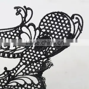 New Design Women Halloween/Chirstmas Party Decorate Lace Bat Animal Mask Quality Choice thumbnail-4