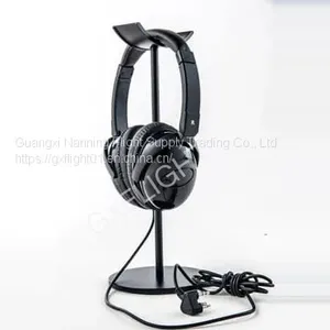 Double Pin Wired Mobile Phone Plastic Airline Headset thumbnail-1
