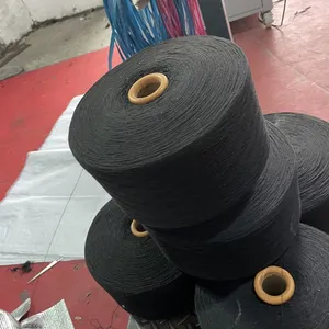 Ne6s Black 6 Cylindrical Tube 35% Poly & 65% Cotton Blended Yarn Gloves Yarn thumbnail-4
