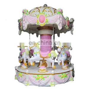 Indoor Kids Mini 6 Seats Carousel Rides for Sale thumbnail-2