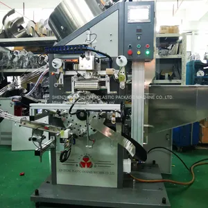 Automatic Botella Maquinas Cap Hot Foil Stamping Machine for Metal Plastic Container Bottle Closure Hot Stamp Printer Maquina thumbnail-1