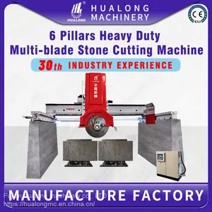 HuaLong Machinery HLQY-32-1700 Machinery High Efficiency Multi-blade Cutting Granite Machine Block Cutting Equipment thumbnail-1