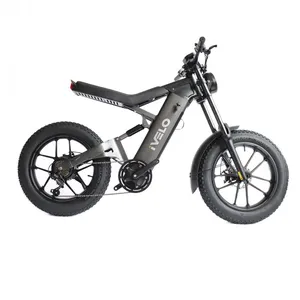 IVelo Fat Tire Electric Bike 20 Inch 48V 1000W Rear Motor With Swappable Battery for Adults thumbnail-2