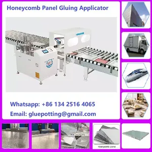 Fully Automatic Glue Spraying Machine for Honeycomb Panel PVC Sandwich Panels thumbnail-1