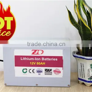 LifePo4 Cell Whosale Manufacturer 12v 80ah for Solar thumbnail-1