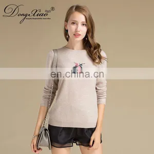 Manufacturer Sweater Pullover XXL Thin Intarsia Women Cashmere Sweaters thumbnail-4
