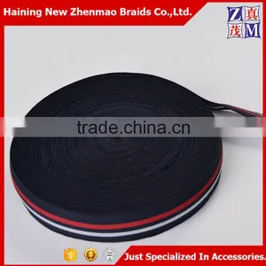 Striped Polyester Elastic Webbing Band thumbnail-5