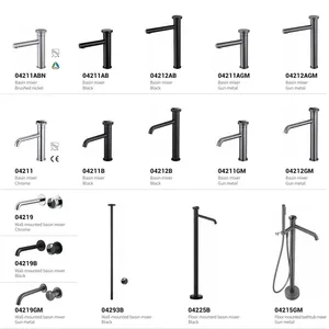 Easy Switching Between Cold and Hot Water Convenient Adjustment and Good Corrosion Resistance Separate Basin/bathtub Mixer thumbnail-4