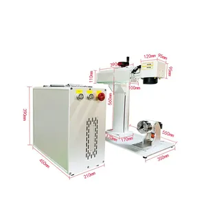 30W JPT Mopa Fiber Laser Marking Machine for Color Marking on Stainless Steel thumbnail-3