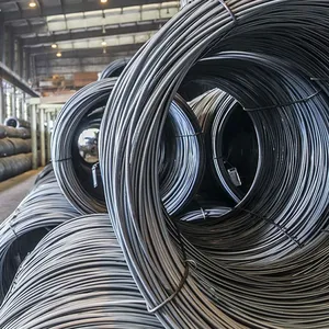 Non Alloy Steel Low Carbon Hot Rolled Wire Rod Raw Material for Nail Making thumbnail-1