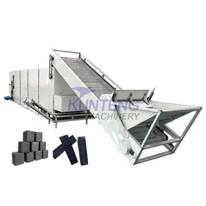 High Efficiency Barbecue Carbon Briquettes Coal Rod Dehydration Mesh Belt Dryer EPC thumbnail-1