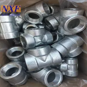 NXF UNS N10276 2.4819/NiMo16Cr15W/C276 OD DN15-1200 Class 3000-9000 Nickel Alloy Forging Technology THD Straight or Reducing Tee thumbnail-4