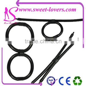 Black Silicone Bullet Cock Ring Sex Toys for Men Vibrating Penis Ring thumbnail-6