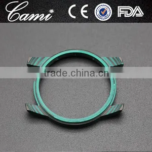 Green Striped Customized Carbon Fiber Watch Case for Luxury Watches thumbnail-6