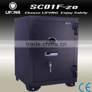 Fingerprint Fire Resistant and Fireproof Safe Box With Drawers for Office and Bank Use thumbnail-1
