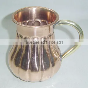 Moscow Mule Copper Mug With Brass Handle thumbnail-1