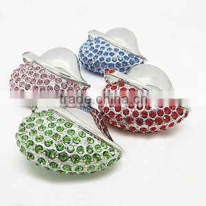 Whosale Heart Shape Jewel Usb Flash Drive thumbnail-5