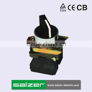 Salzer SA22-BD33 3-position Locked NO+NO Selector Switch thumbnail-1