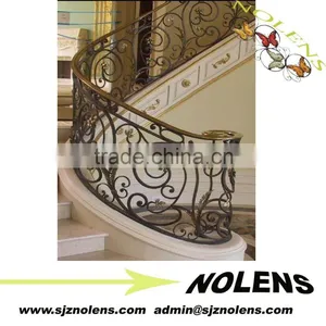 Cheap Houses Interior Wrought Iron Staircases Design thumbnail-1