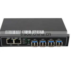 4 Optical 2 Utp Ethernet Media Converter Fiber Switch thumbnail-6