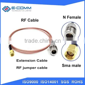 High Quality N to SMA Pigtail Cable SMA Male to N Female Bulkhead O-ring Connector Extension Pigtail Cable RG316 thumbnail-1