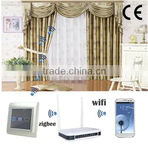 Wireless Electric Curtain , Remote Control Curtain , Automatic Curtain Opener for Home Automation thumbnail-1