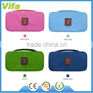 Women Girl Travel Cosmetic Makeup Toiletry Wash Storage Case Underwear Bra Lingerie Bag Organizer thumbnail-5