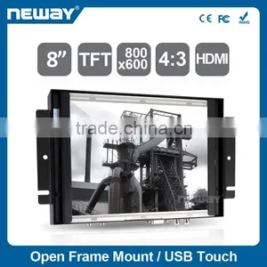 Project 4-wires Resistive Touch Screen Open Frame LCD Monitor Support /Linux/Android System thumbnail-2