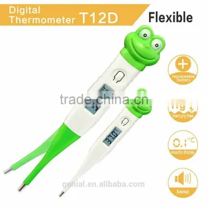 2016 Hot Sale Digital Baby Thermometer Cartoon Thermometer Have Hard Tip and Flexible Tip With CE. Take Care of Baby Healthy thumbnail-1