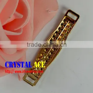 Wholesale Rhinestone Belt Buckle, Bikini Gold Connector, Chain Strass Bikini Connector for Dicoration thumbnail-1
