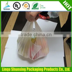 Christmas Supermarket HDPE T-shirt Shopping Bags / Vest Handles thumbnail-1