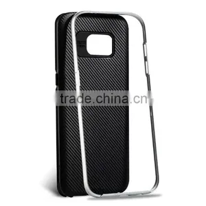 Joyroom Fashion Blade Series Gold Plated Frosted Border Back Case for S7 EDGE 2 in 1 PC Full Cover For S7 thumbnail-4
