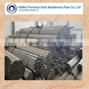 Seamless Round Black Steel Pipe for Building Construction Material thumbnail-2
