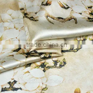 High Quality Cheap Custom Print Stretch Silk Fabric thumbnail-4