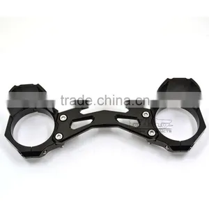 BJ-FFC-002 Custom CNC Aluminum Street Bike Front Forks Clamp for Yamaha R3 R25 thumbnail-2
