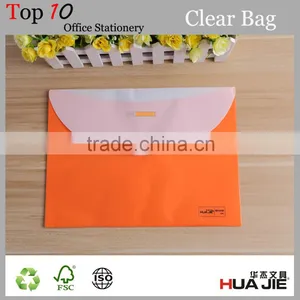 Custom PP Plastic 18 Micrometers Clear File Document Bag thumbnail-5