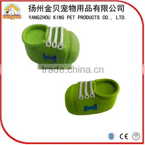 Eco Friendly Fashion Pet Training Squeaky Shoe Shaped Toy for Dog thumbnail-5