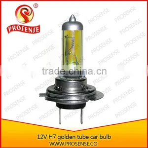H7 12V /24V 100w Car Halogen Headlight PX26d Bulb (Golden Tube) thumbnail-1