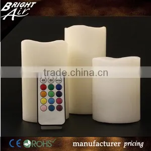 12 Colors Changing LED Flameless Taper Candles thumbnail-1