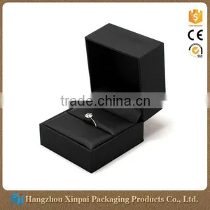 Antique Style Black Paper Ring Box thumbnail-1