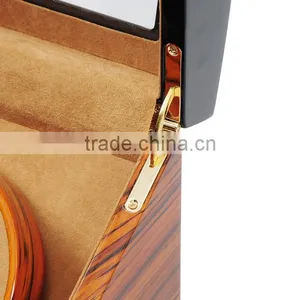 Wholesale Custom 2+3 Slot Volta Glossy Wood Watch Winder thumbnail-4