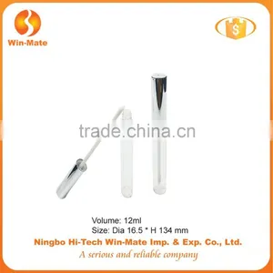 Hot-selling Clear Electroplate Bright 134*16.5mm Lip Gloss Cosmetic Empty Packaging thumbnail-1