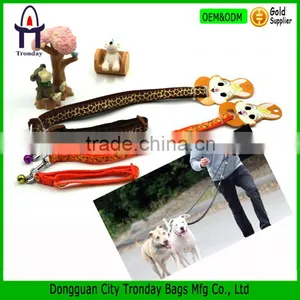 Dog Traction Belt Running Rope Dog Hauling Cable With Bell thumbnail-1