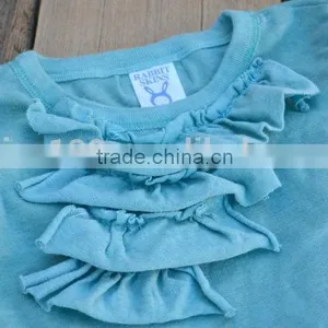 Organic Ruffle Blouse Shirts for Baby thumbnail-4