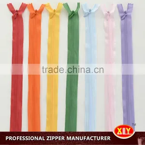 2015 Hot Sale Fabric Close End Invisible Zipper , Christmas Dress Zipper thumbnail-4