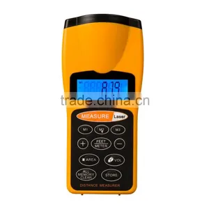 Rangefinder 18m/60ft Measurer Area Laser Pointer LCD Ultrasonic Distance Meter thumbnail-2